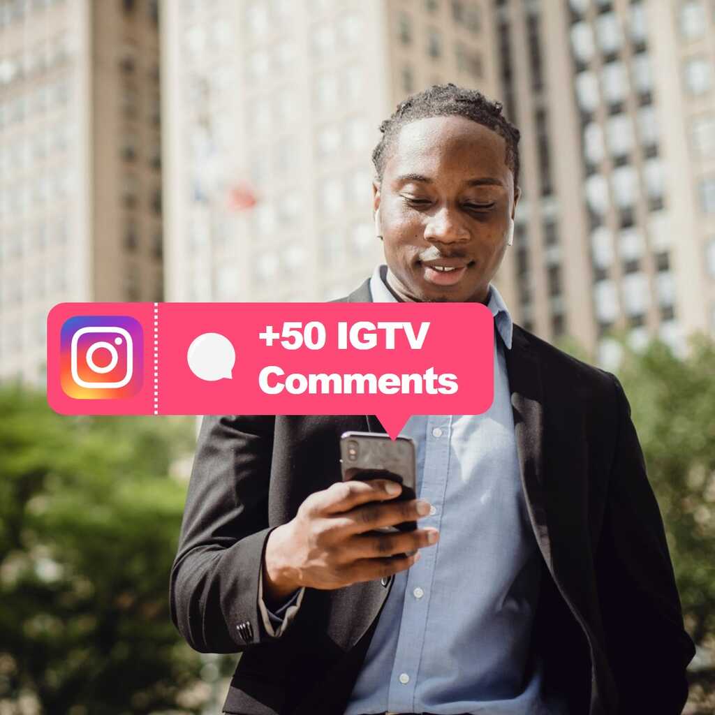 buy 50 igtv comments