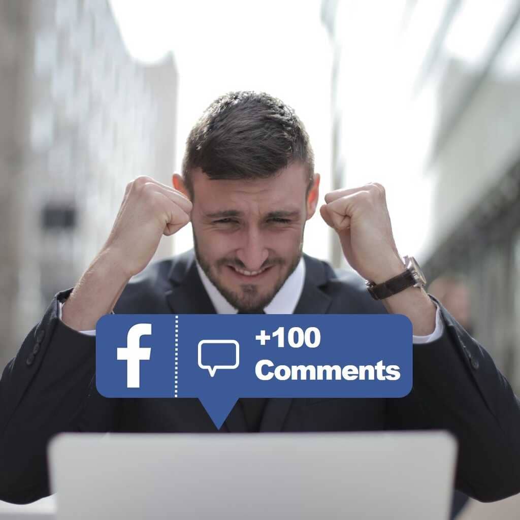 buy 100 fb comments male